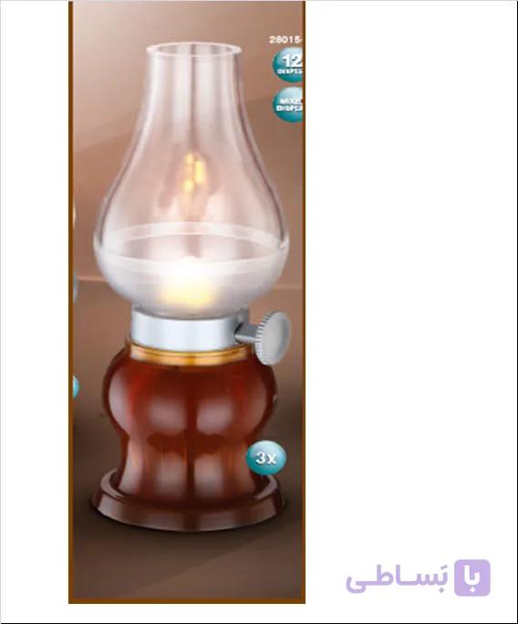 چراغ خواب شارژی طرح فانوس کد globo 28015-12 — تصویر 1