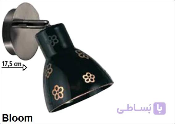 چراغ‌ دیواری مشکی رنگ MLG کد 228623