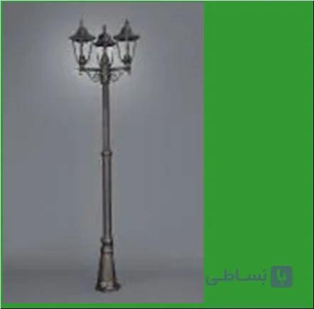 چراغ ایستاده باغی 3 شاخه Massive کد15025/42/10