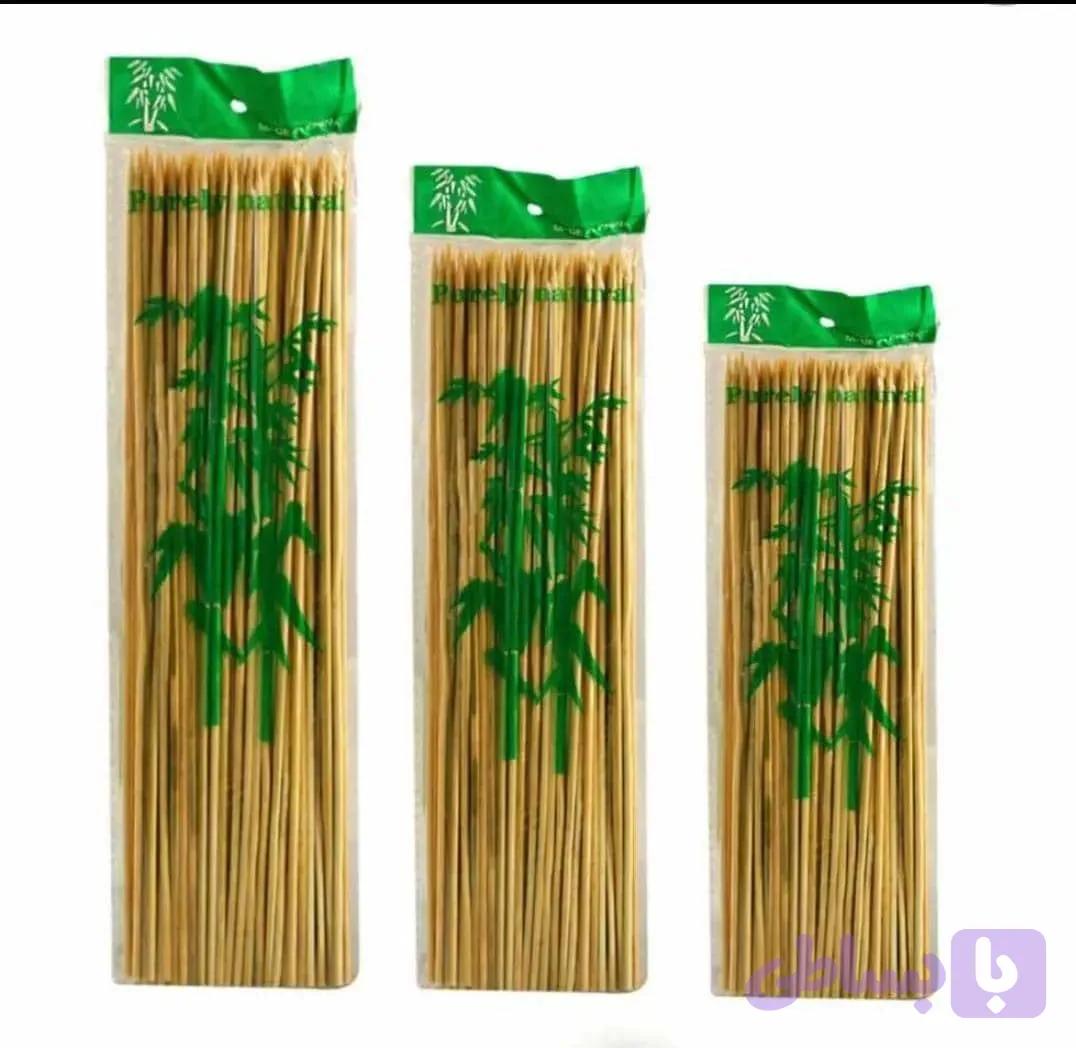 سیخ چوبی بامبو ۲۵ سانت