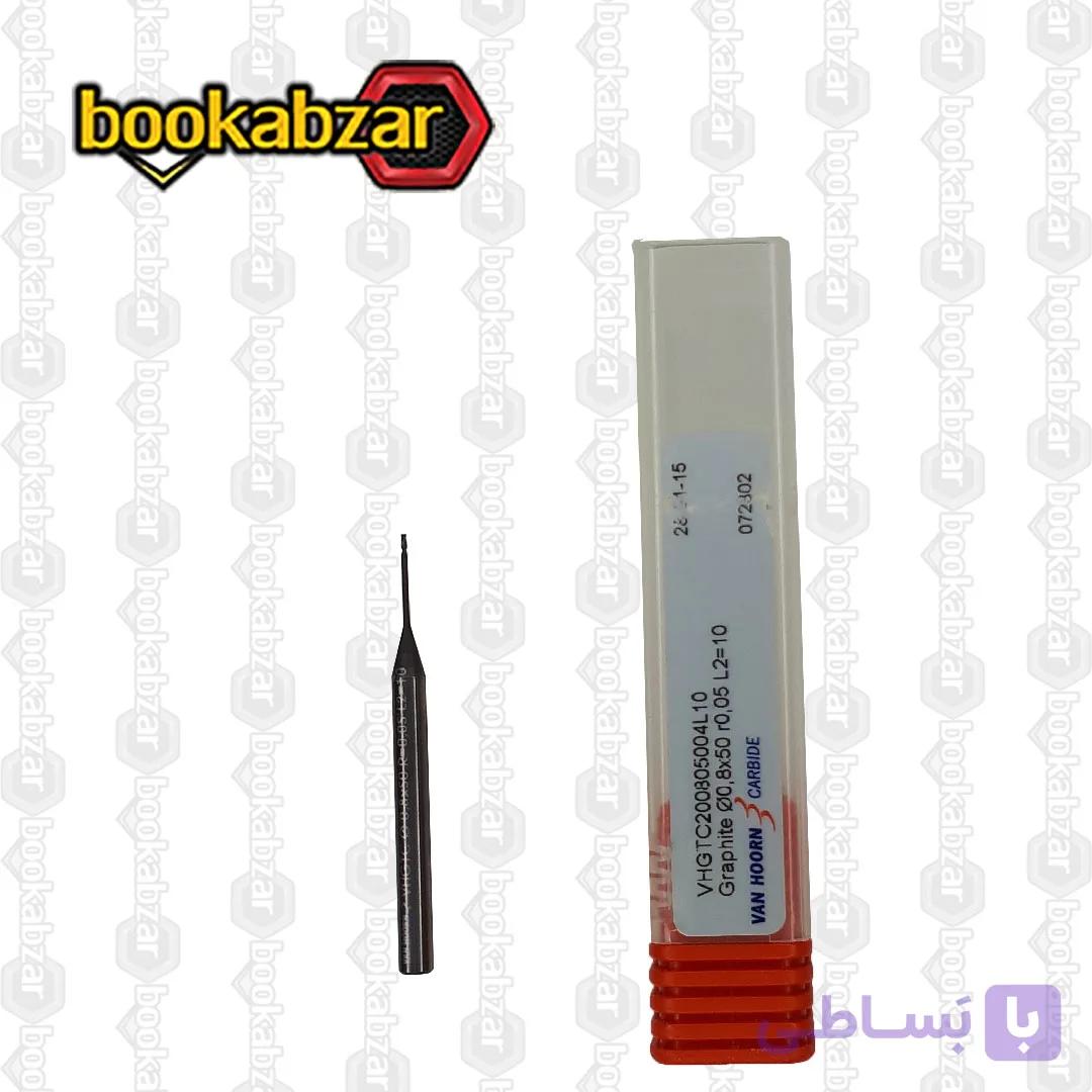 فرز الماس سرتخت قطر 0.8 طول 50 کارگیر 10 دنباله 4 2 پر VAN HOORN