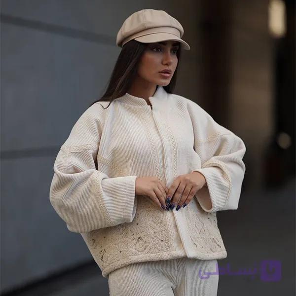 ست پاییزی شنل بسکوییتی لیکا — تصویر 1