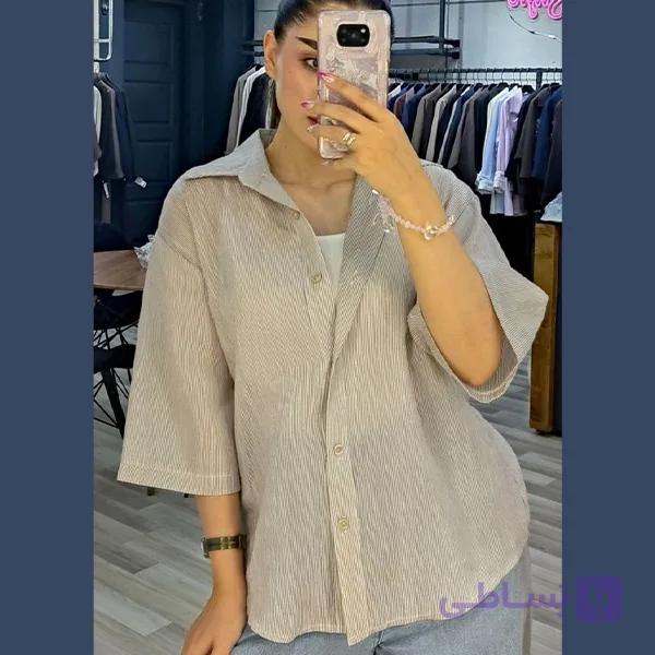 شومیز پیراهنی شیشه ای آپامیس