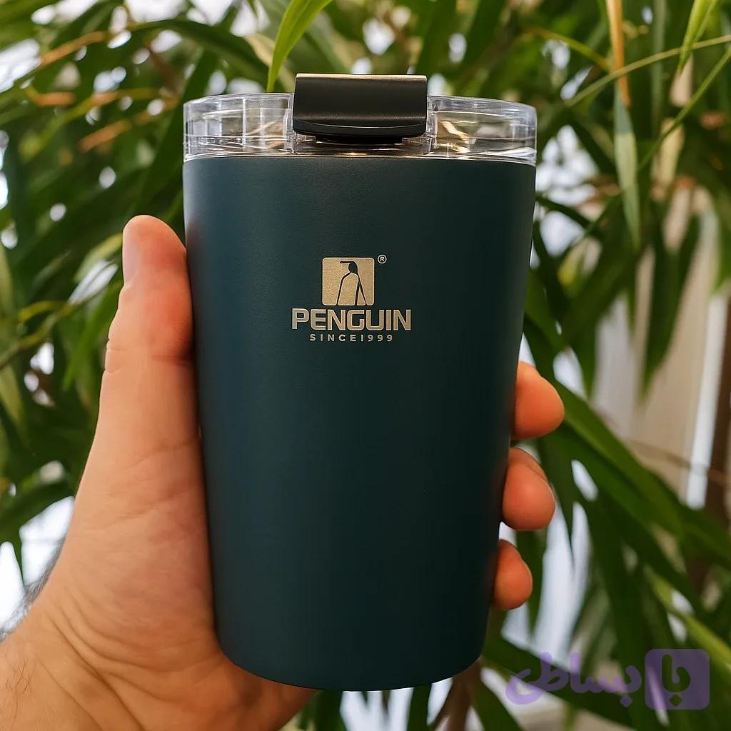 تراول ماگ، Travel Coffee Cup 350 ml Penguin (کد 41FYD) — تصویر 1