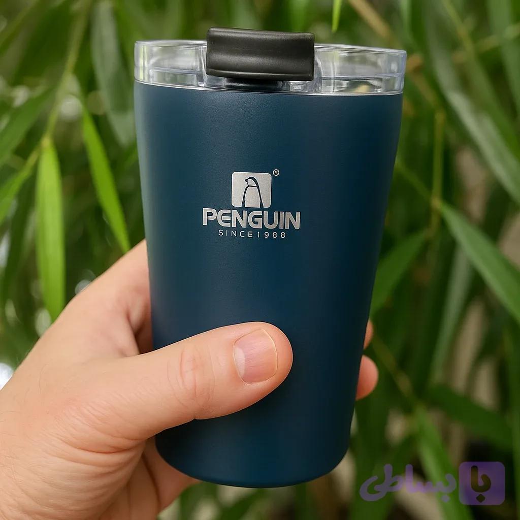 تراول ماگ، Travel Coffee Cup 350 ml Penguin — تصویر 1