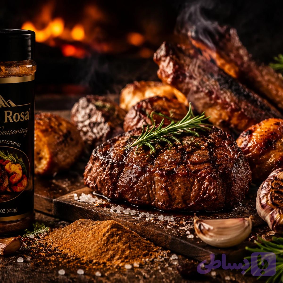 نمک طعم دهنده با طعم و عطر رزماری Salora Rosa ویژه سارینا ماسالا — تصویر 1