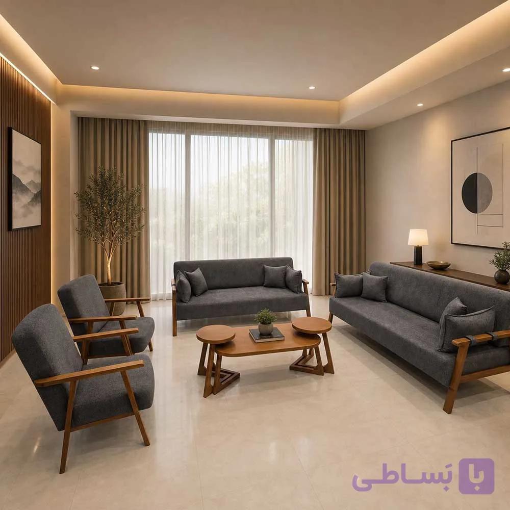 مبل هشت نفره لوتوس — تصویر 1