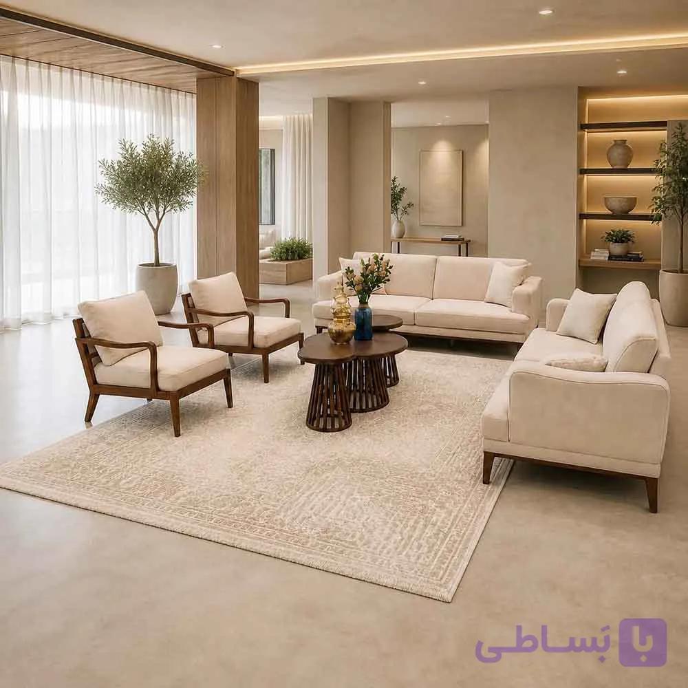 مبل راحتی هشت نفره ساحل — تصویر 1