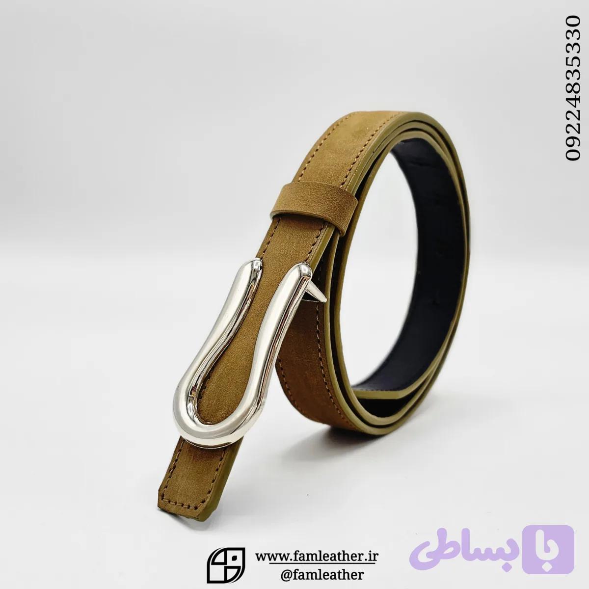484_ کمربند زنانه زیتونی