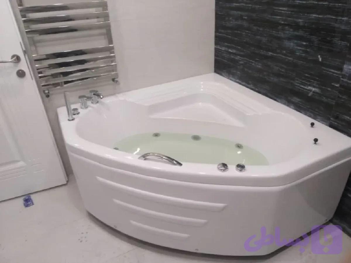 جکوزی کنج مدل SH-130130 ابعاد 130×130