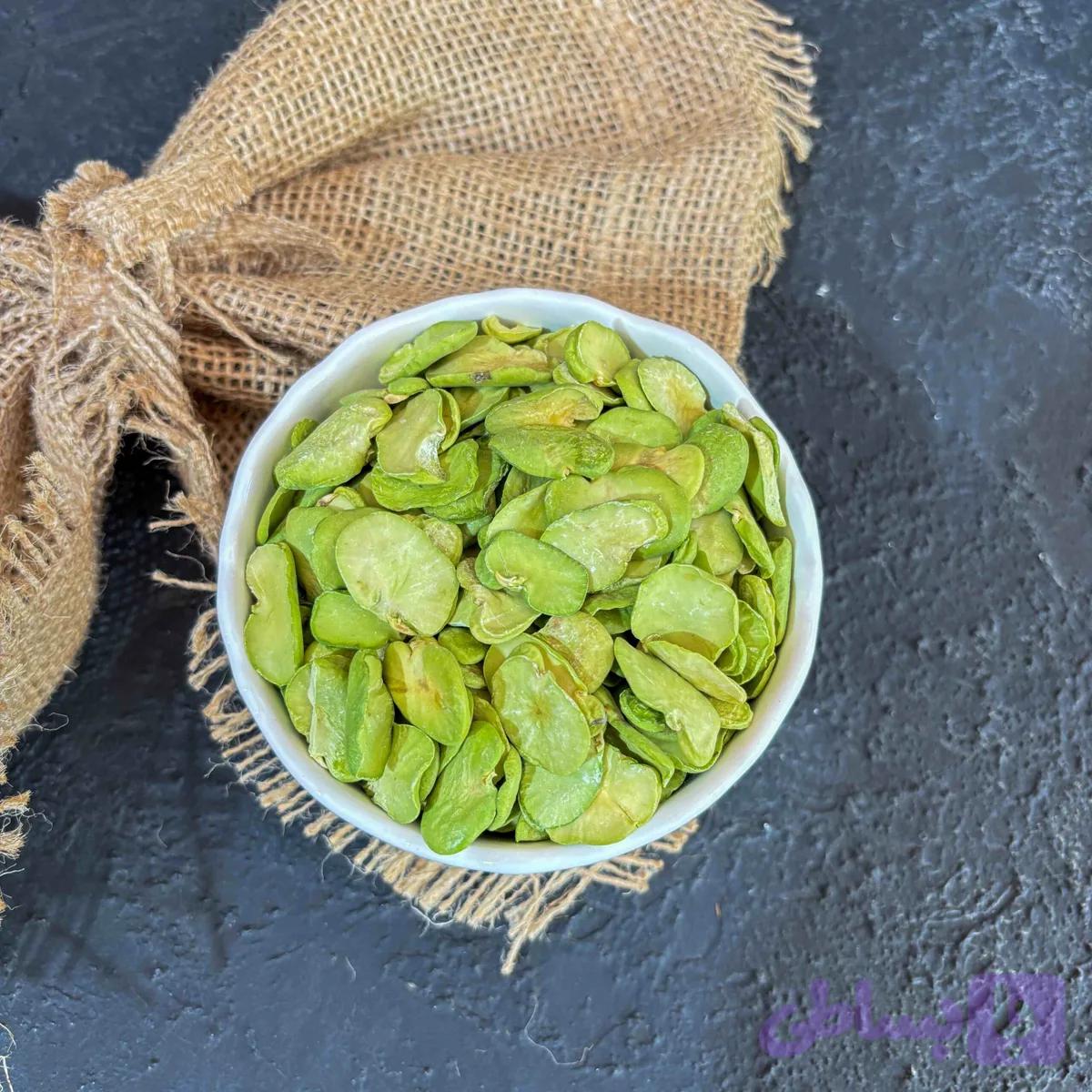 باقالی سبز خشک