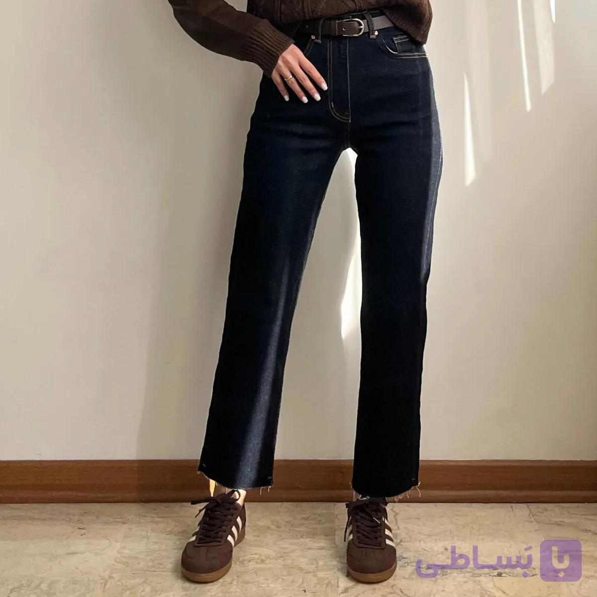 شلوار جین راسته الینا ۸۸۴ — تصویر 1