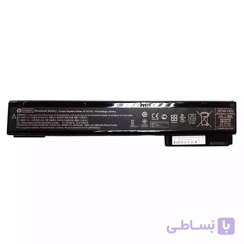 باتری استوک لپ تاپ اچ پی مدل EliteBook 8570W | ظرفیت 5200 | پارت نامبر VH08XL — تصویر 1