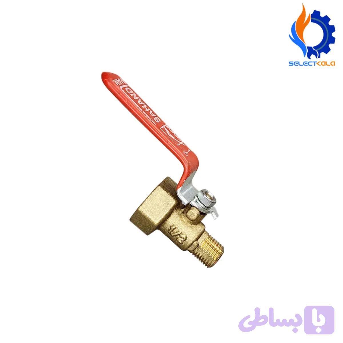 شیر غیر گازی 1/2 اینچ سنگین بسته 80 عددی