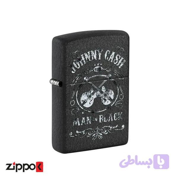 فندک زیپو اصل 48989 | Zippo 236 Johnny Cash
