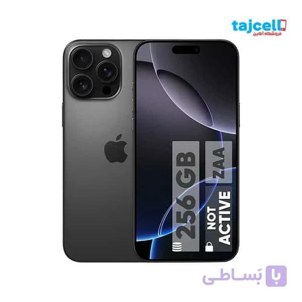 موبایل اپل مدل iphone 16 pro max not active تک سیم‌ کارت بدون ریجستری ظرفیت 256 رم 8 گیگابایت – پارت نامبر Xa — تصویر 1