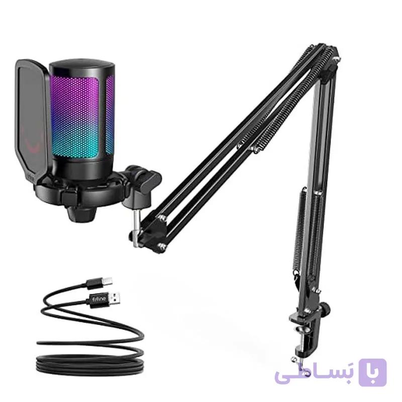 میکروفن کندانسر گیمینگ فای فاین مدل A6T — تصویر 1