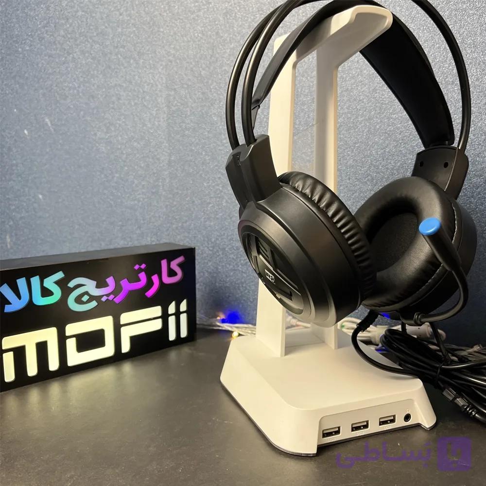هدفون گیمینگ آر هشت مدل R8-H05 — تصویر 1