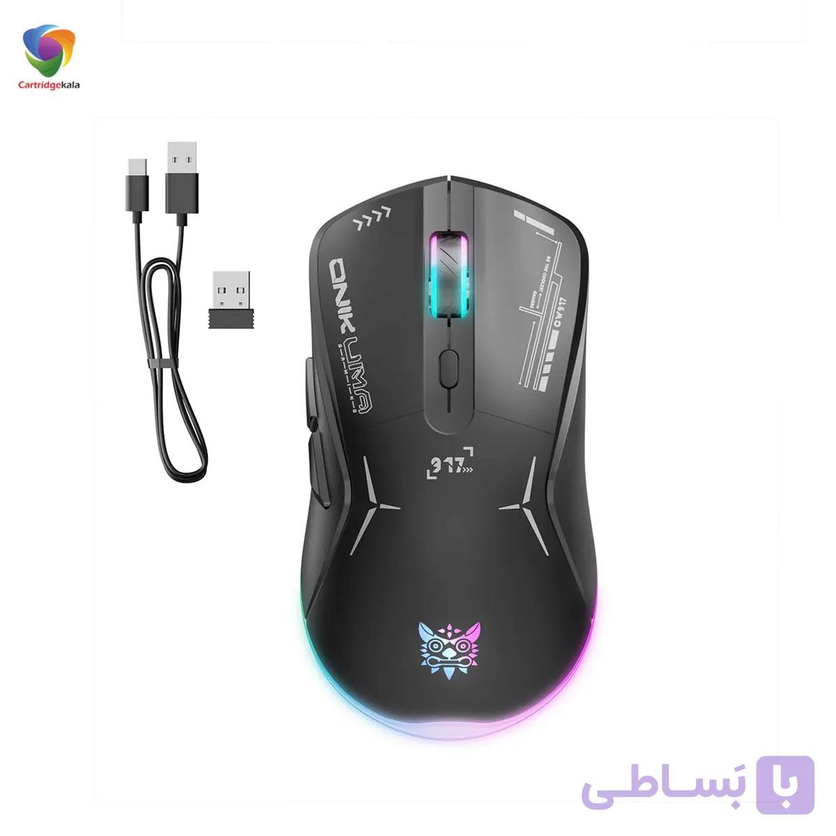 ماوس بی سیم گیمینگ اونیکوما مدل CW917 Dual Mode — تصویر 1