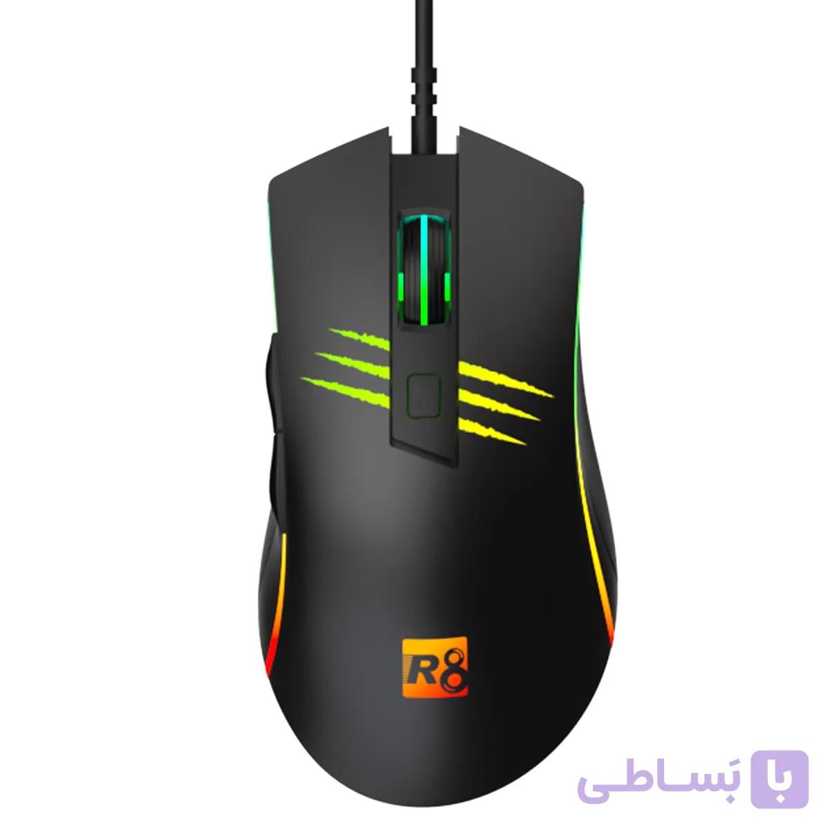 ماوس گیمینگ آر هشت مدل R8-G204 — تصویر 1