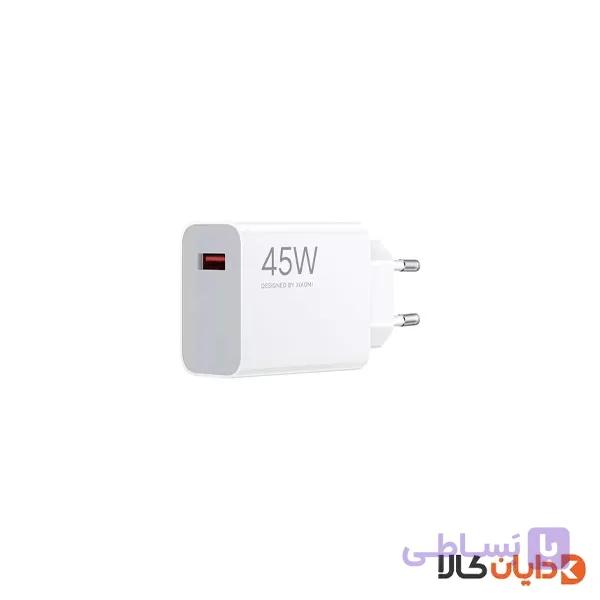آداپتور دو پین 45W شیائومی XIAOMI — تصویر 1