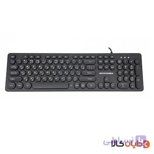 کیبورد سیمی میتسوشیدا MITSUSHIDA مدل KC AN400 — تصویر 1