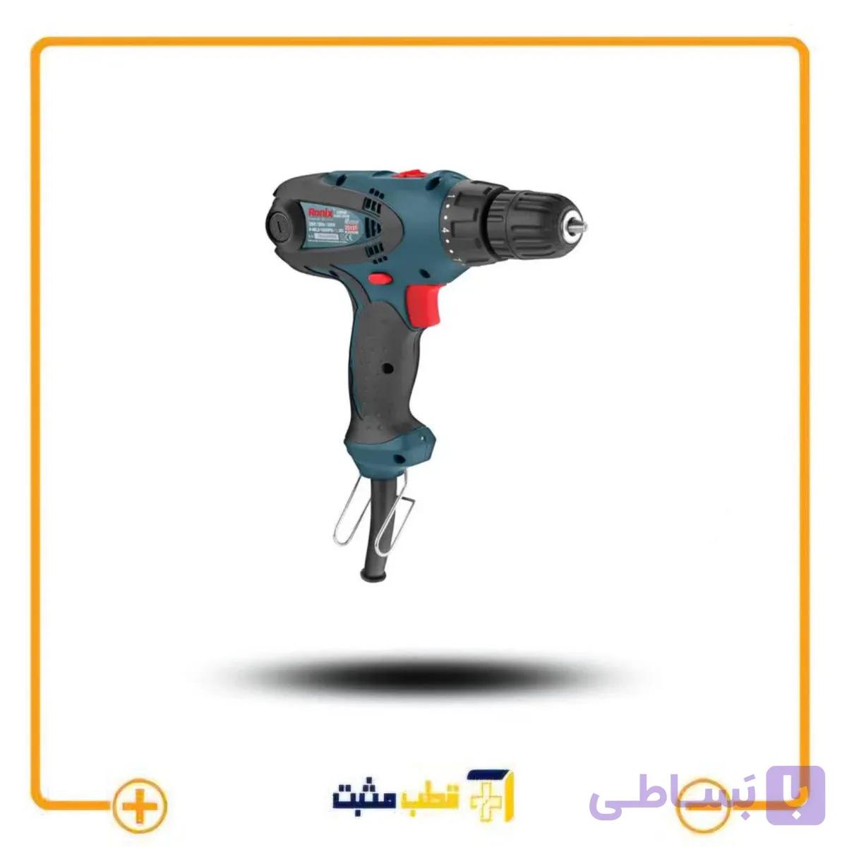 پیچ‌گوشتی برقی ترکمتردار دو سرعته 280 وات رونیکس Ronix مدل 2513T — تصویر 1