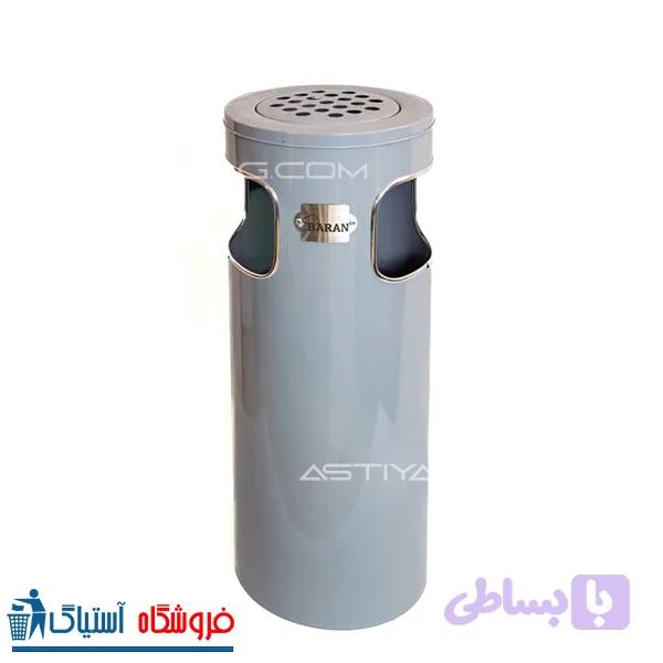 سطل زباله رنگی20 لیتری دوطرفه جاسیگاردار- v70 — تصویر 1