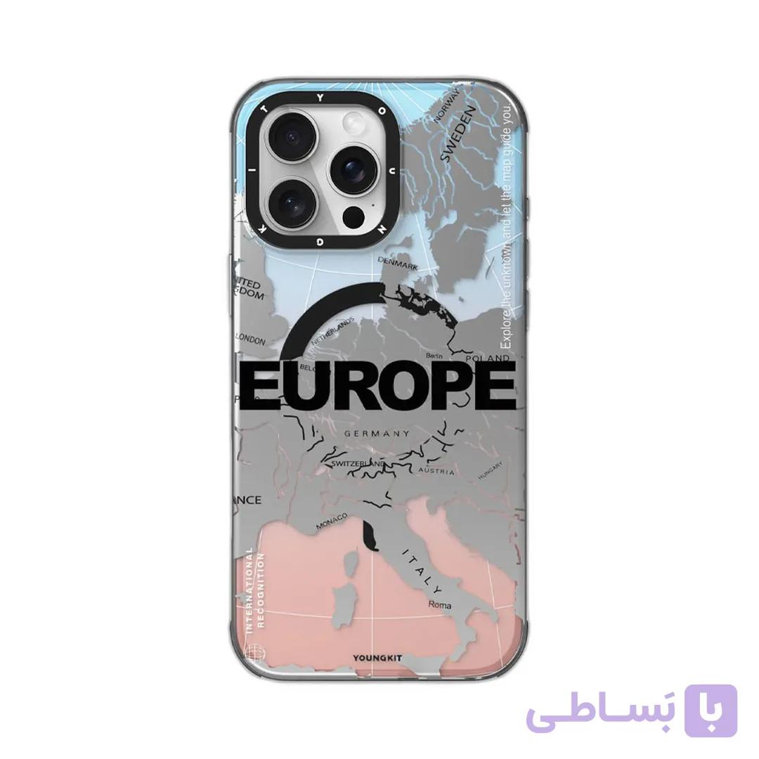 قاب محافظ مگ سیف آیفون ۱۶ پرو یانگ کیت YoungKit مدل Europe — تصویر 1