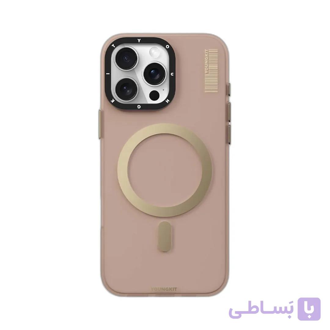 قاب محافظ مگ سیف آیفون ۱۶ پرو مکس یانگ کیت YoungKit مدل Hidden Sand Matte Texture — تصویر 1