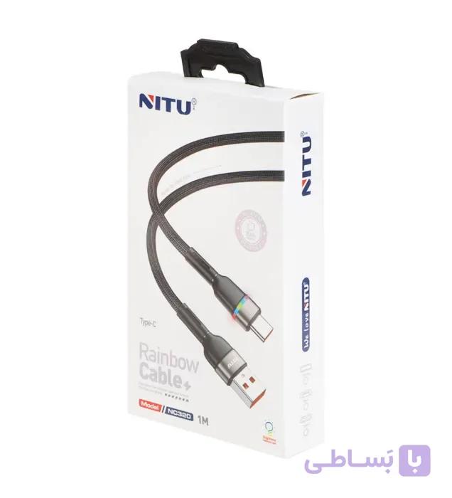 کابل شارژ تایپ سی نیتو مدل NC320 طول 1 متر — تصویر 1