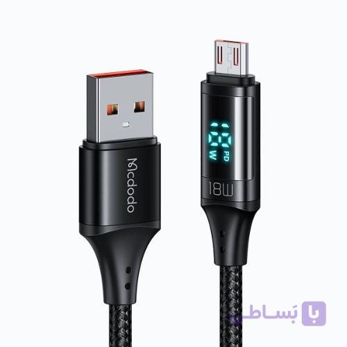 کابل شارژ USB به MicroUSB صفحه دار مک دودو مدل Mcdodo CA-1070 — تصویر 1
