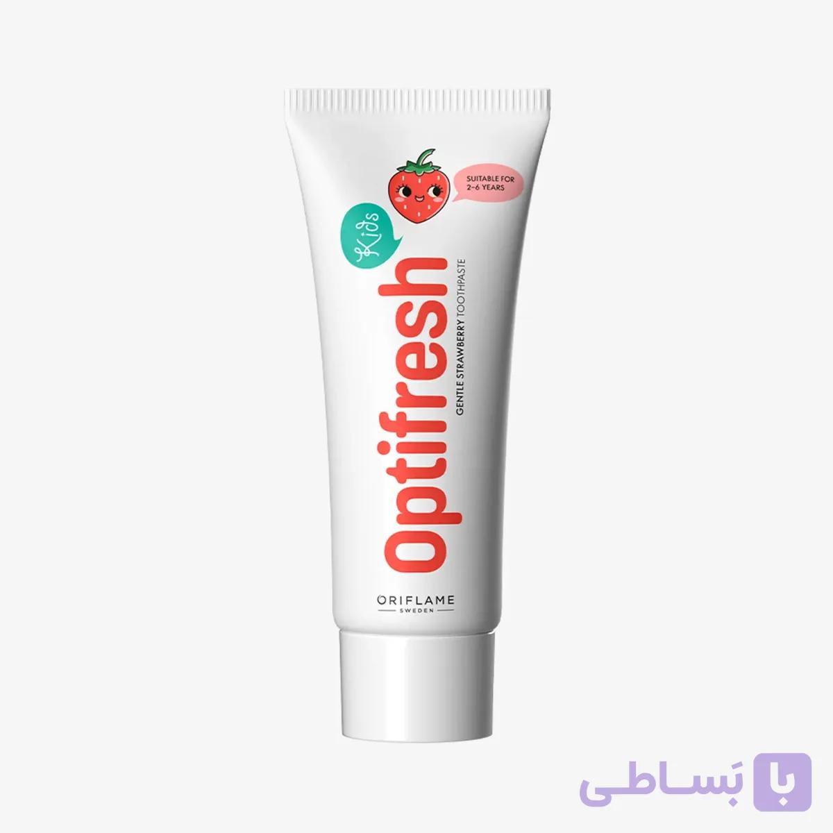 خمیردندان ملایم توت فرنگی مخصوص کودکان اپتی فرش — تصویر 1