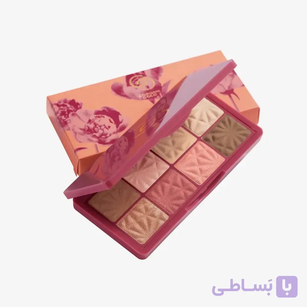 پالت آرایش صورت و چشم جوردانی گلد — تصویر 1