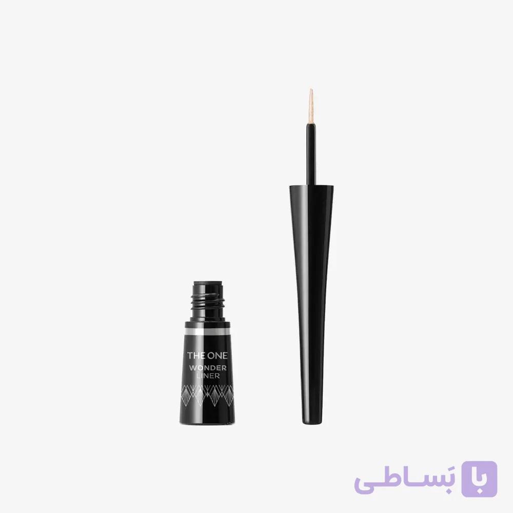 خط چشم مایع به رنگ طلایی دوان — تصویر 1