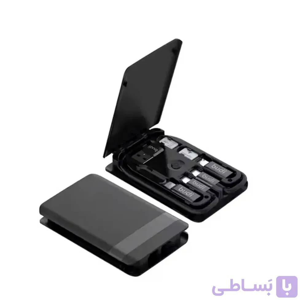 شارژر بی سیم بودی 15 وات و کیت 11 کاره مدل Budi WL515FB