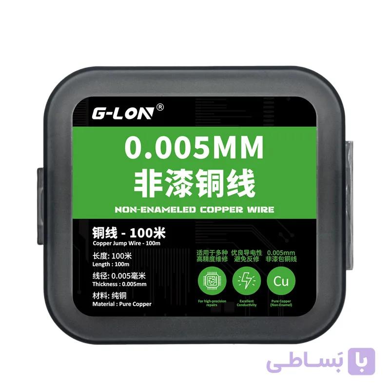 سیم جامپر مسی 0.005MM نازک سیم کشی پایه آی سی موبایل G-LON — تصویر 1