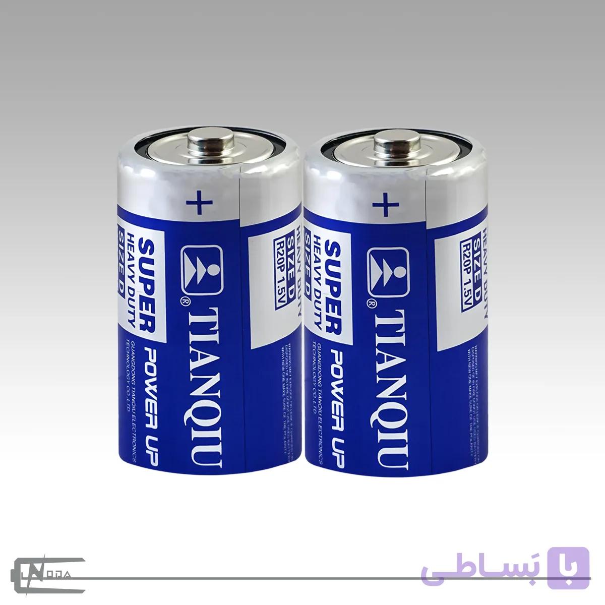 باتری سایز بزرگ تیانکیو مدل Power up– بسته 2 عددی — تصویر 1