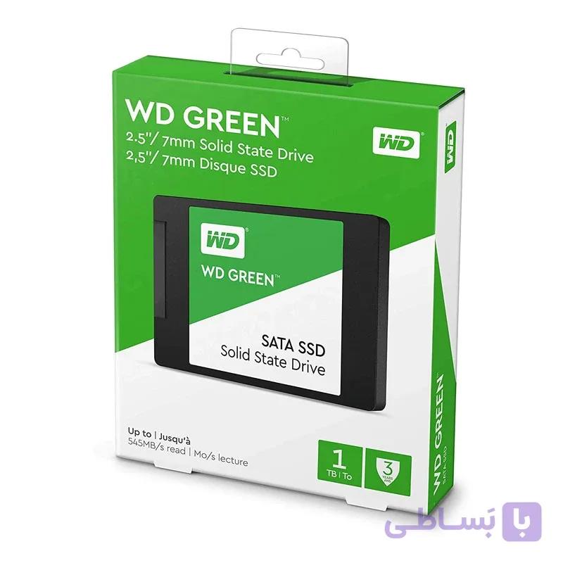 اس اس دی وسترن دیجیتال مدل Green WDS100T3G0A ظرفیت 1 ترابایت — تصویر 1