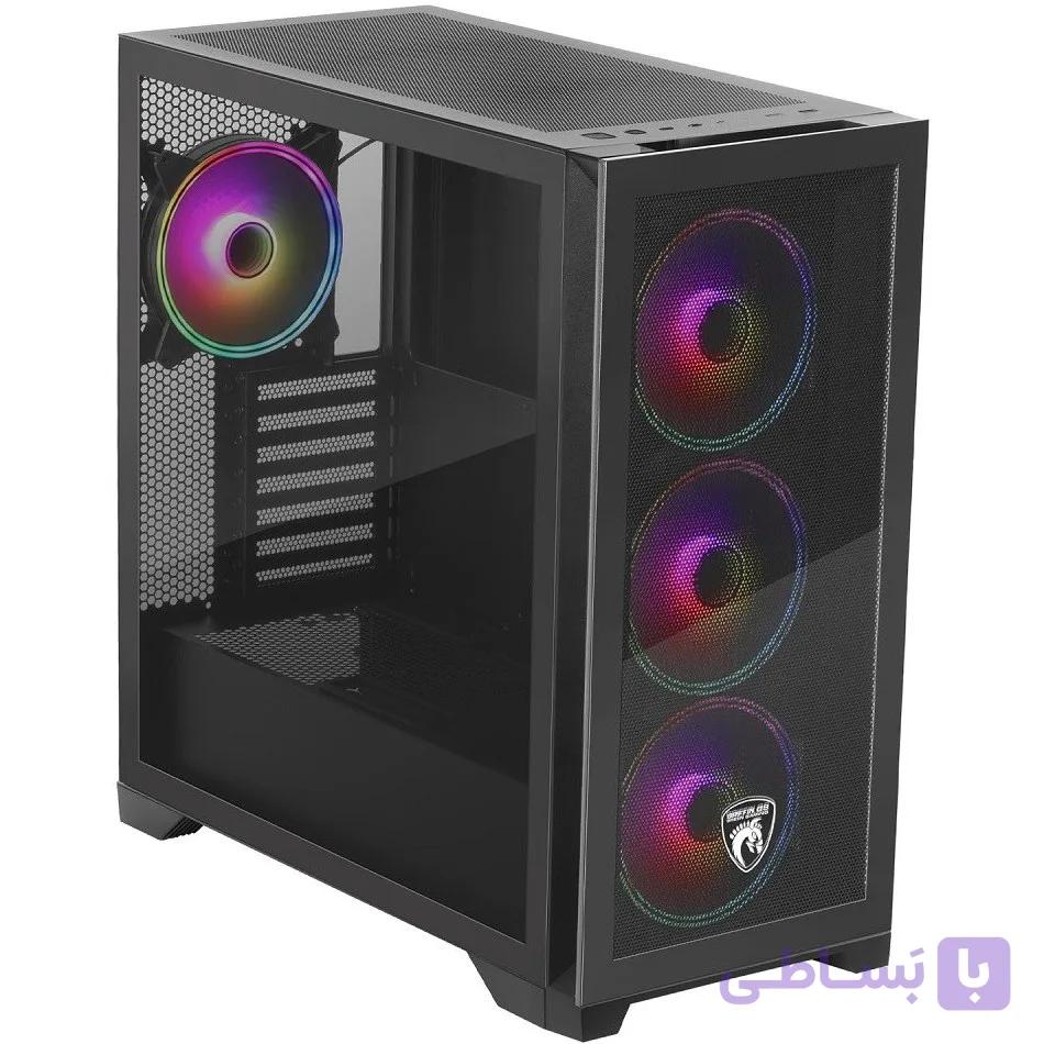 کیس گرین GRIFFIN G9 ARGB Mid Tower مشکی — تصویر 1