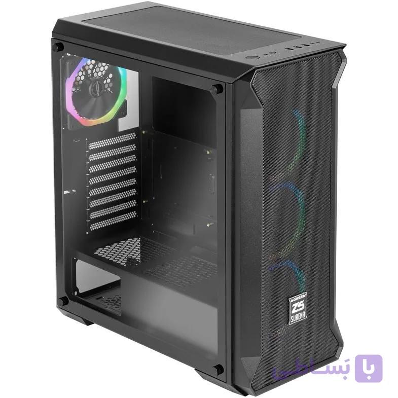 کیس گرین Z5 Surena RGB Mid Tower مشکی — تصویر 1