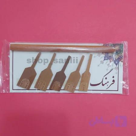 قلم پارویی خطاطی با ۵ سایز مختلف