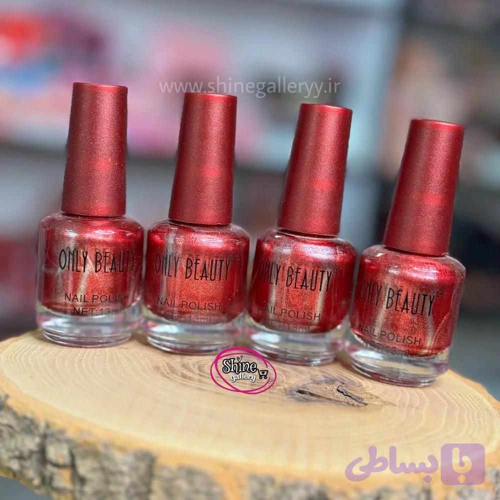 لاک ناخن قرمز شاین