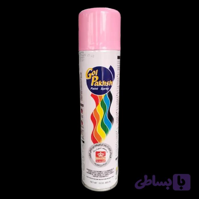 اسپری رنگ صورتی گل پخش 300 میلی لیتر