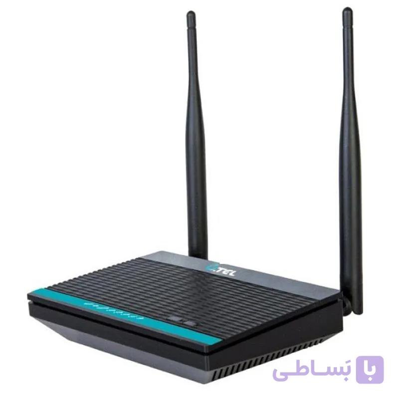 مودم روتر ۲ آنتن U.TEL A304U ADSL N300 — تصویر 1