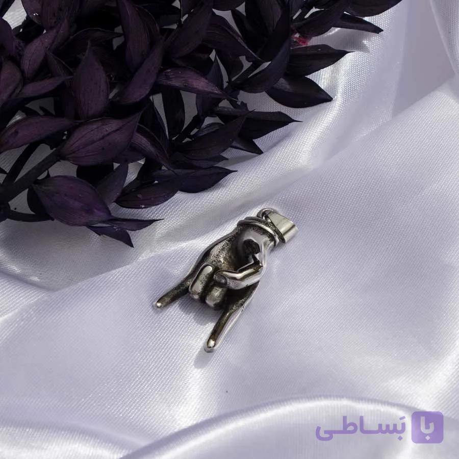 پلاک گردنبند طرح راک
