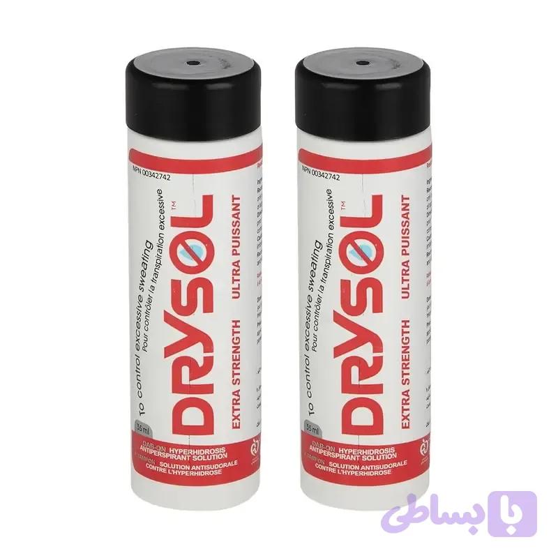 ضد تعریق درایسول مدل Extra Strength مناسب برای زیر بغل و کف دست و پا حجم 35 میلی لیتر بسته 2 عددی