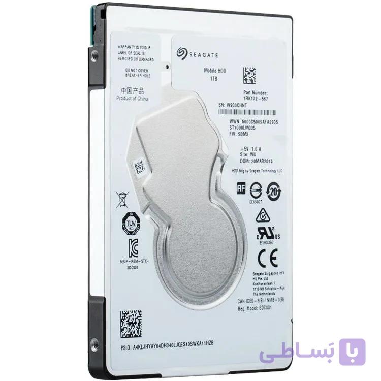 هارد دیسک اینترنال لپ‌تاپ سیگیت مدل ST1000LM049 ظرفیت 1 ترابایت(استوک) صفر کارکرد