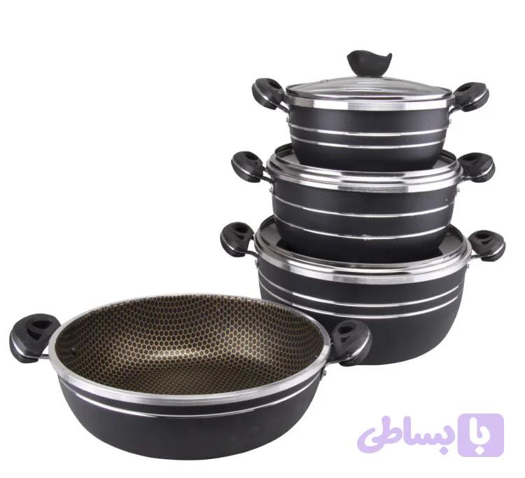 قابلمه تفلون گرانیت ظرفینو داخل زنبوری