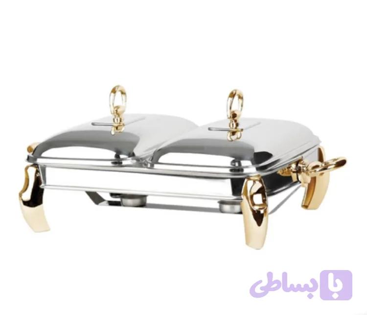 ست سوفله خوری۵ تیکه پافیلی نیمه طلا